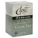 Choice Organic Teas Premium Japanese Green Tea (6x16 Bag)