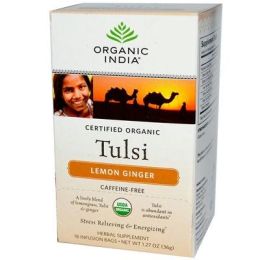 India Lemon Ginger Tulsi Tea (6x18 CT)