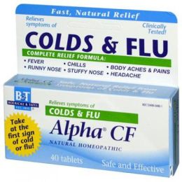 Boericke & Tafel Alpha CF Cold Flu Tabs (1x40 TAB)