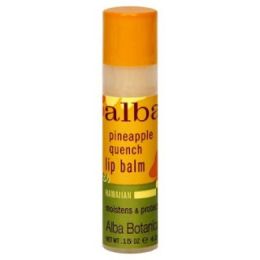 Alba Botanica Pineapple Quench Lip Balm (24x.15 Oz)