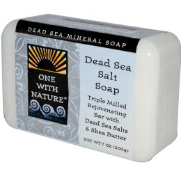 One With Nature Dead Sea Salt Soap (7Oz)