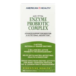 American Health - Enzyme Probiotic Complex - 90 Vegetarian Capsules
