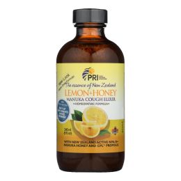 Pacific Resources International Lemon & Honey, Manuka Cough Elixir  - 1 Each - 8 FZ