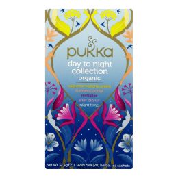 Pukka Herbal Teas - Tea Hrbl Day To Night - Case of 6 - 20 CT