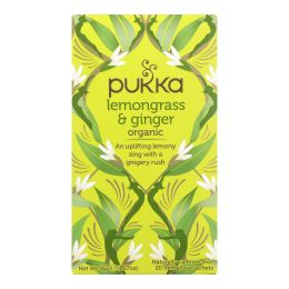 Pukka Herbal Teas - Tea Lmngrs Ginger - Case of 6 - 20 CT