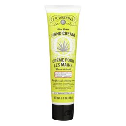 J.R. Watkins Shea Butter Hand Cream Aloe and Green Tea - 3.3 oz