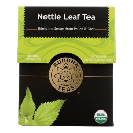 Buddha Teas - Organic Tea - Nettle Leaf - Case of 6 - 18 Count