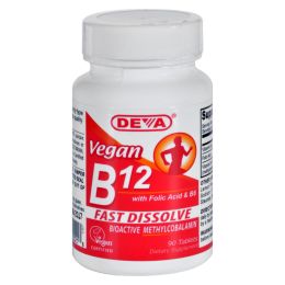 Deva Vegan Vitamins - B12 Sublingual - 90 Sublingual Tablets